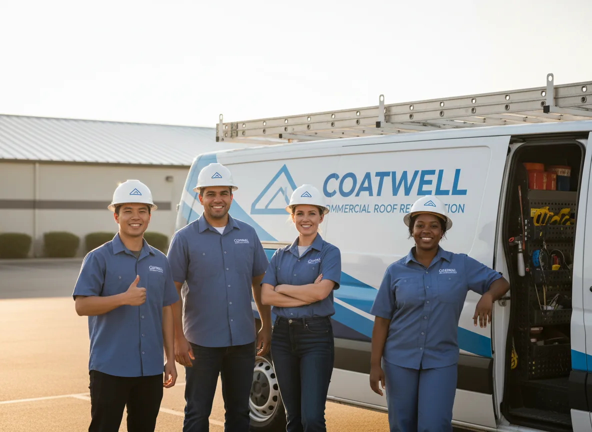 Commercial roof coating company in Line Lexington, PA